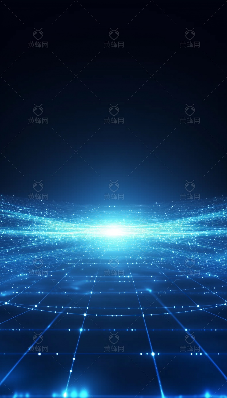 ai生成蓝色网络科技背景图片素材 - 素材 - 黄蜂网 - 原创可商用设计作品