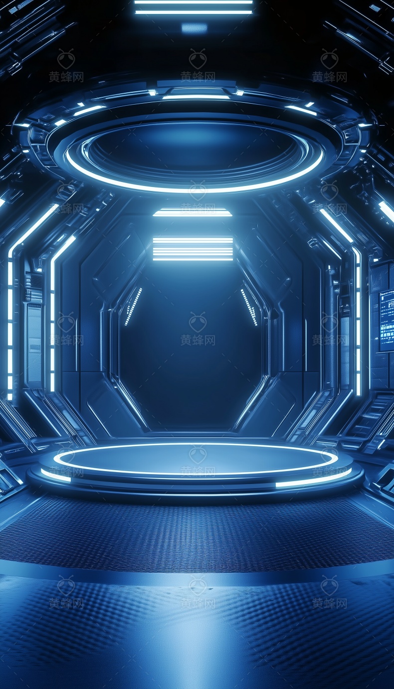 ai生成科技场景背景图片素材 - 素材 - 黄蜂网 - 原创可商用设计作品