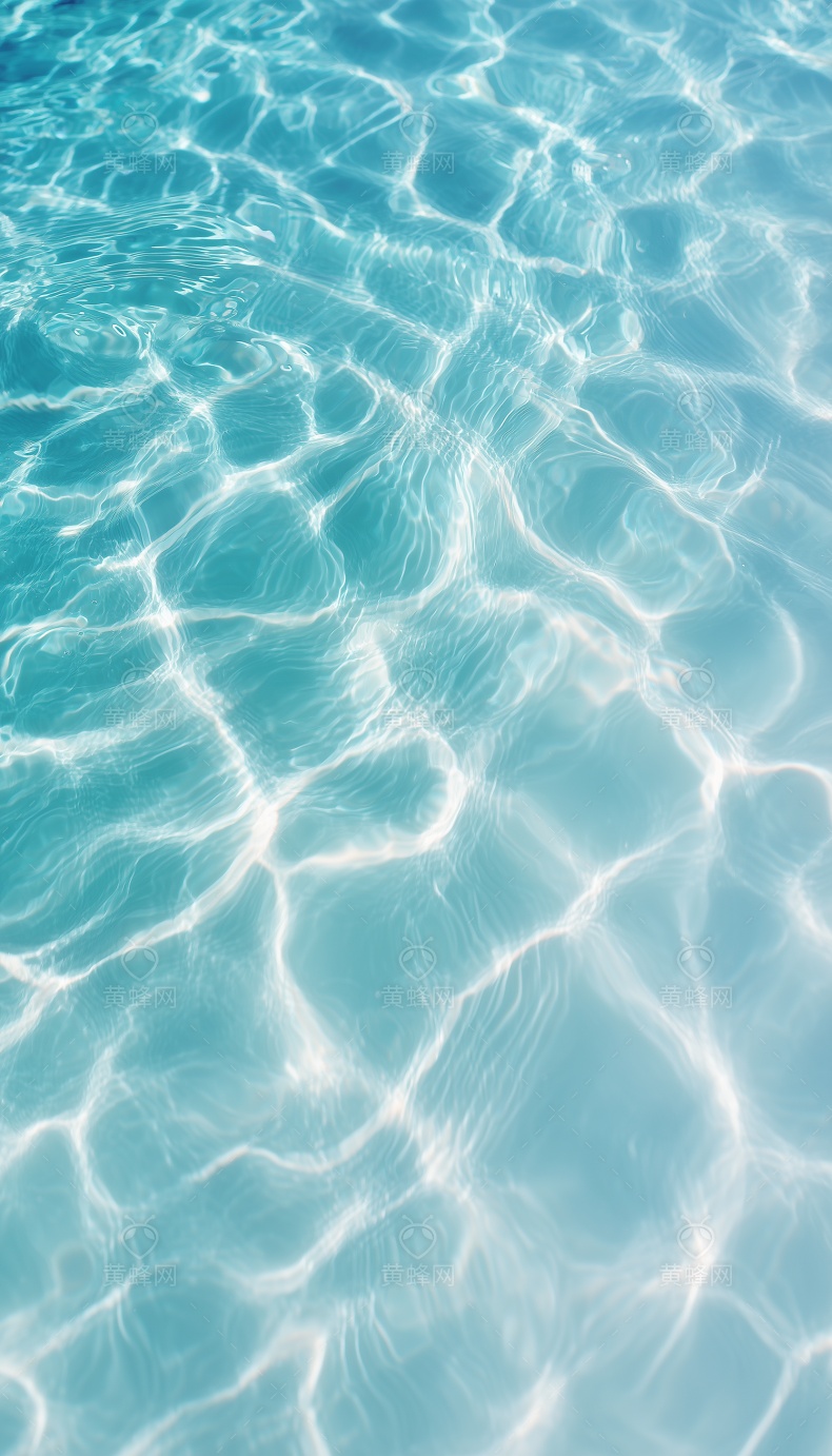 ai生成浅蓝色水波纹图片素材